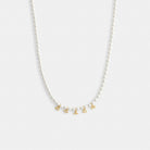 Coach Coach Charms Pearl Necklace Gold Pearl