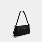 Coach Etta Small Flap Shoulder Bag Gunmetal Black