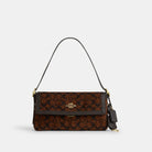 Coach Etta Small Flap Shoulder Bag In Signature Chenille Multi