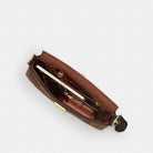 Coach Etta Small Flap Shoulder Bag In Signature Chenille Gold Truffle