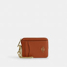 Coach Zip Card Case Im Amber Brown