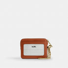 Coach Zip Card Case Im Amber Brown