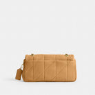 Coach Tabby Shoulder Bag 26 With Quilting Brass Biscuit