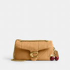 Coach Tabby Shoulder Bag 26 With Quilting Brass Biscuit