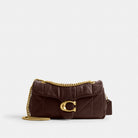 Coach Tabby Shoulder Bag 26 With Quilting Brass Maple
