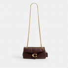 Coach Tabby Shoulder Bag 26 With Quilting Brass Maple