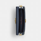 Coach Tabby Shoulder Bag 26 In Regenerative Cotton Denim Brass Dark Indigo