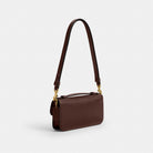 Coach Elora Top Handle Crossbody Bag Brass Maple