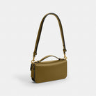 Coach Elora Top Handle Crossbody Bag Brass Muted Olive