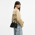 Coach Soft Empire Carryall Bag 21 Brass Black