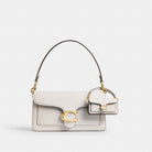 Coach Tabby Bag Charm Brass Chalk