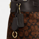 Coach Easton Tote Bag In Signature Chenille Gold Truffle
