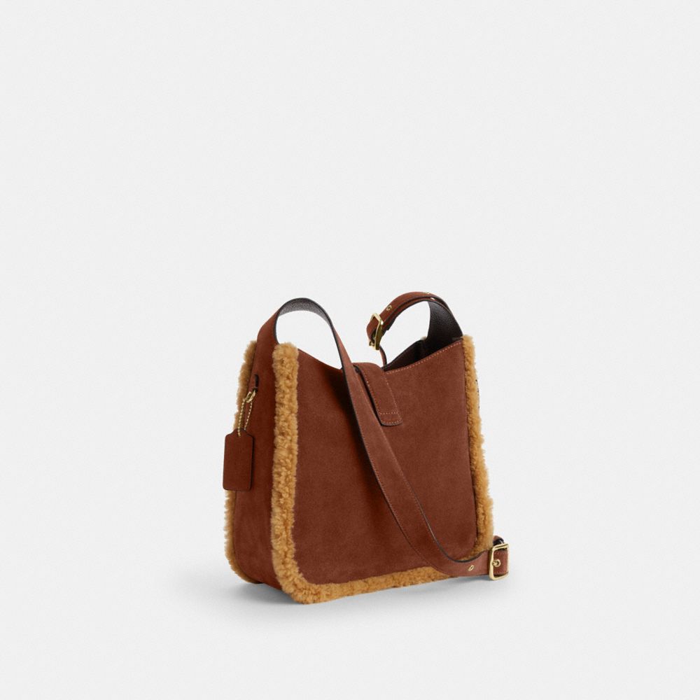 Coach Hadley Convertible Crossbody Bag Gold Vintage Brown Multi