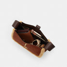 Coach Hadley Convertible Crossbody Bag Gold Vintage Brown Multi