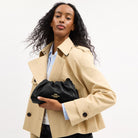 Coach Faye Shoulder Bag With Quilting Gold Black