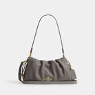 Coach Faye Shoulder Bag With Quilting Gold Slate
