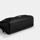 Coach Faye Large Shoulder Bag With Quilting Gold Black