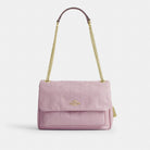 Coach Elodie Crossbody Bag With Quilting Gold Carnation