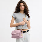 Coach Elodie Crossbody Bag With Quilting Gold Carnation