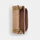 Coach Elodie Crossbody Bag With Quilting Gold Carnation