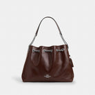 Coach Evelyn Shoulder Bag Silver Maple