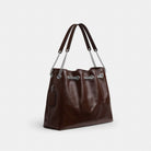 Coach Evelyn Shoulder Bag Silver Maple