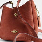Coach Hadley Mini Crossbody Bag Gold Clay