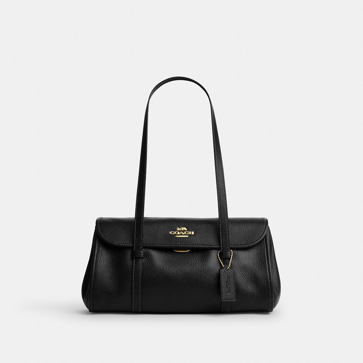 Coach Bridget Flap Shoulder Bag Black