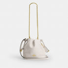 Coach Faye Mini Drawstring Bag Gold Chalk