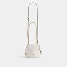 Coach Faye Mini Drawstring Bag Gold Chalk