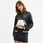 Coach Faye Mini Drawstring Bag Gold Chalk