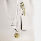 Coach Faye Mini Drawstring Bag Gold Chalk
