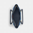 Coach Station Tote Bag In Signature Denim Gold Indigo