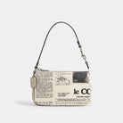 Coach Nolita 19 With Newspaper Print Silver Chalk Multi
