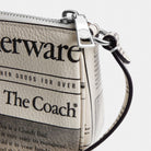 Coach Nolita 19 With Newspaper Print Silver Chalk Multi
