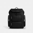 Coach Finn Backpack Silver Black