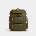 Coach Finn Backpack Silver Olive