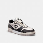 Men's Coach Soho Sneaker In Mixed Signature Black Chalk