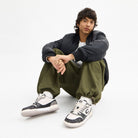 Men's Coach Soho Sneaker In Mixed Signature Black Chalk