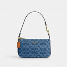 Coach Nolita 19 In Signature Denim Gold Indigo