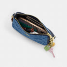 Coach Nolita 19 In Signature Denim Gold Indigo