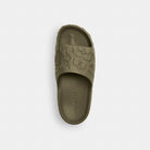 Men's Coach Bay Slide In Signature Army Green