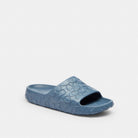 Men's Coach Bay Slide In Signature Light Denim