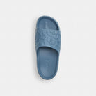 Men's Coach Bay Slide In Signature Light Denim