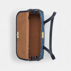 Coach Bridget Flap Shoulder Bag In Signature Denim Gold Indigo