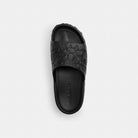Women's Coach Bay Slide In Signature Black
