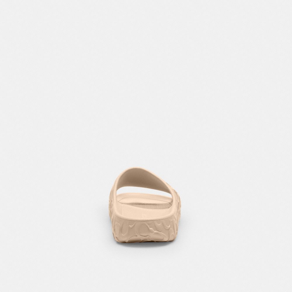 Women's Coach Bay Slide In Signature Ivory