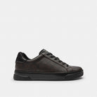 Women's Coach High Line Sneaker In Signature Canvas Walnut & Black