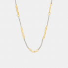 Coach Linked C Necklace Gold Silver