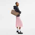 Coach Alter/Ego Large Tote Bag In Upcrafted Leather Dark Stone